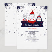 Invitation Tenue d'hiver demandée (Devant / Derrière)