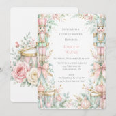 Invitation Tenuis Nutcracker Noël Couples Shower (Devant / Derrière)