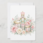 Invitation Tenuis Nutcracker Noël Couples Shower (Dos)