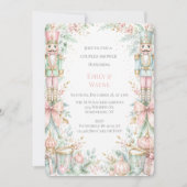 Invitation Tenuis Nutcracker Noël Couples Shower (Devant)