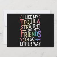 Tequila amis straight vont dans les deux sens drôl