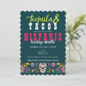 Invitation Tequila Margaritas Tacos Fiesta du patrimoine hisp (Debout devant)