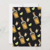 Invitation Tequila prise de l'anniversaire de l'homme (Dos)