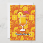 Invitation Tequila Sunrise (Devant)