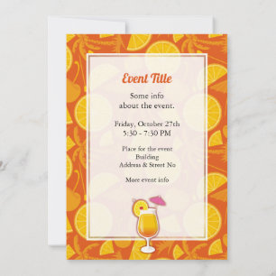 Invitation Tequila Sunrise