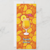 Invitation Tequila Sunrise (Devant)