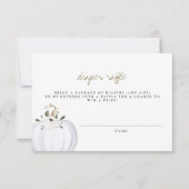 Invitation Tera - Billet de rabat sur couche dorée Boho Green (Devant)