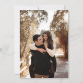 Invitation Terme Automne Botanique Arc Floral Mariage (Dos)