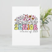 Invitation Terminé 2025 Promotion 2025 Fleurs de Printemps Fl (Debout devant)