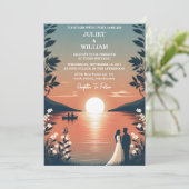 Invitation Terminé Mountain Lakeside Forest Outdoor Lake Mari (Debout devant)