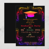 Invitation Terminez le diplôme (Devant / Derrière)