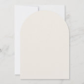 Invitation Terra Cotta Boho Mariage frontalier en tissu boueu (Dos)