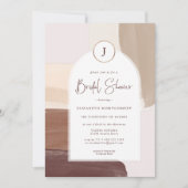 Invitation Terra Cotta épicée moderne | FÊTE DES MARIÉES (Devant)