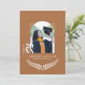 Invitation Terracotta Arch Photo Graduation Party (Debout devant)