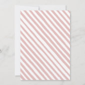 Invitation Terracotta boho bébé douche (Dos)