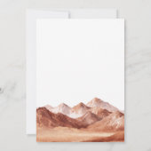 Invitation Terracotta Boho Mountain Southwest Wedding (Dos)