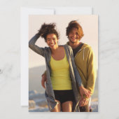 Invitation Terracotta Botanical Greenery Mariage photo (Dos)