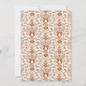 Invitation Terracotta Bows Blossom Dîner de répétition Mariag (Dos)