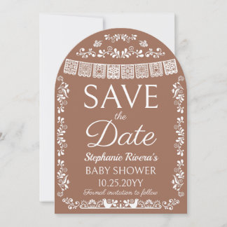 Invitation Terracotta Cielito Lindo Baby Shower Save the Date