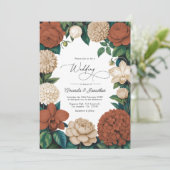 Invitation Terracotta Clay, Warm Sand & Oat Milk Wedding (Debout devant)