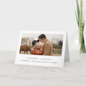 Invitation Terracotta Mountain Forest Photo QR Code Wedding (Devant)
