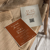 Terracotta Orange Brûlé Vieille Fortune Code QR Ma