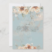 Invitation Terracotta Pampas Grass BOHO Mariage (Dos)