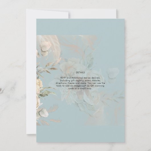 Invitation Terracotta Pampas Grass BOHO Mariage (Dos)