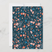 Invitation Terrazzo Bat mitzvah de barre personnalisée tiré à (Dos)