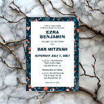 Invitation Terrazzo Bat mitzvah de barre personnalisée tiré à<br><div class="desc">Carte parfaite pour annoncer un bat mitzvah, bar mitzvah ou une autre célébration juive ! Motif de terrazzo à la main pour vous à l'avant et à l'arrière ! ENTIÈREMENT PERSONNALISABLE ! Cliquez sur "Personnaliser" ci-dessus pour modifier le texte. Cliquez sur "modifier à l'aide de l'outil de conception" pour ajuster...</div>