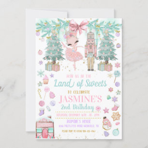 Invitation Terre des sucreries Plum de sucre Fée Nutcracker