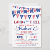 Invitation Terre Des Trois ! 4 juillet 3ème anniversaire (Devant)