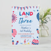 Invitation Terre patriotique de l'Invitation des Trois Annive (Debout devant)