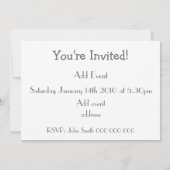 Invitation Terrier West Highland (Dos)