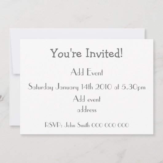 Invitation Terrier West Highland (Dos)