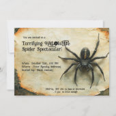 Invitation Terrifiant HALLOWEEN Spider Spectaculaire! (Devant)