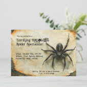 Invitation Terrifiant HALLOWEEN Spider Spectaculaire! (Debout devant)