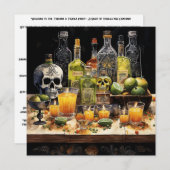 Invitation 👻 🍹 Terrors & Tequila Party 🍹 👻 : Halloween (Devant / Derrière)