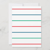 Invitation T'Es Entré ? Black Text Camion garçon fête d'anniv (Dos)