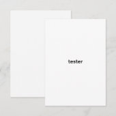 Invitation test (Devant / Derrière)