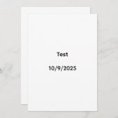 Invitation Test 10/9/2025 (Devant / Derrière)