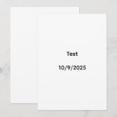 Invitation Test 9 octobre 2025 (Devant / Derrière)