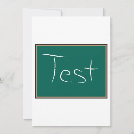 Invitation Test Chalkboard School (Devant)