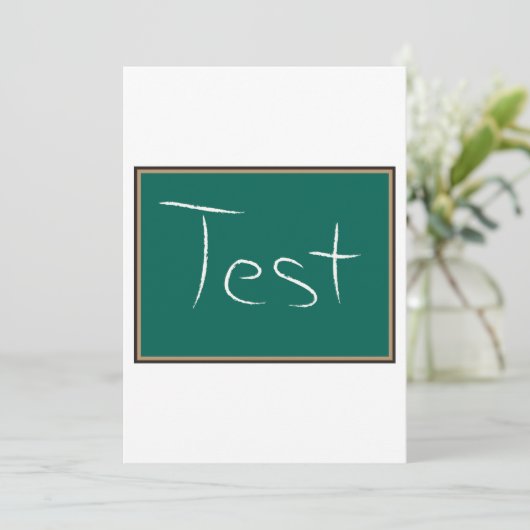 Invitation Test Chalkboard School (Debout devant)