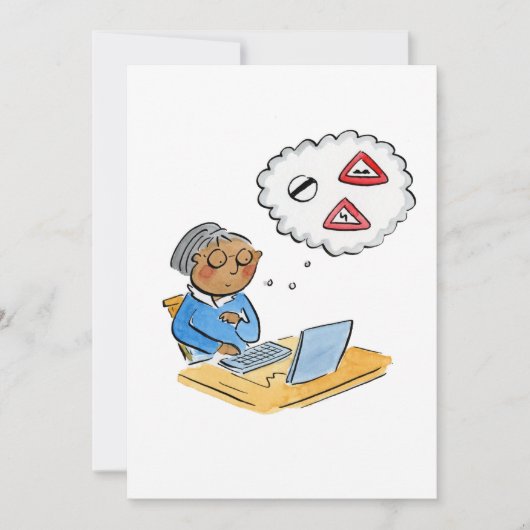 Invitation Test de théorie de conduite (Devant)