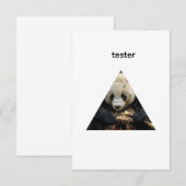 Invitation test masqué (Devant / Derrière)