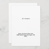 Invitation Tester toutes les options du 2e trimestre (Devant / Derrière)