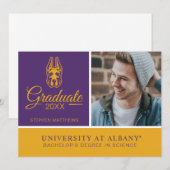 Invitation Tête de mascotte Great Dane de l'Université d'Alba (Devant / Derrière)