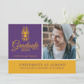 Invitation Tête de mascotte Great Dane de l'Université d'Alba (Debout devant)