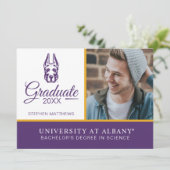 Invitation Tête de mascotte Great Dane de l'Université d'Alba (Debout devant)